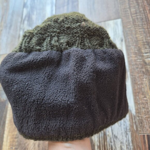 Lost Horizons 100% Wool Fleece Line Knit Fair Isle Winter Beanie Womens One Size - Picture 12 of 12